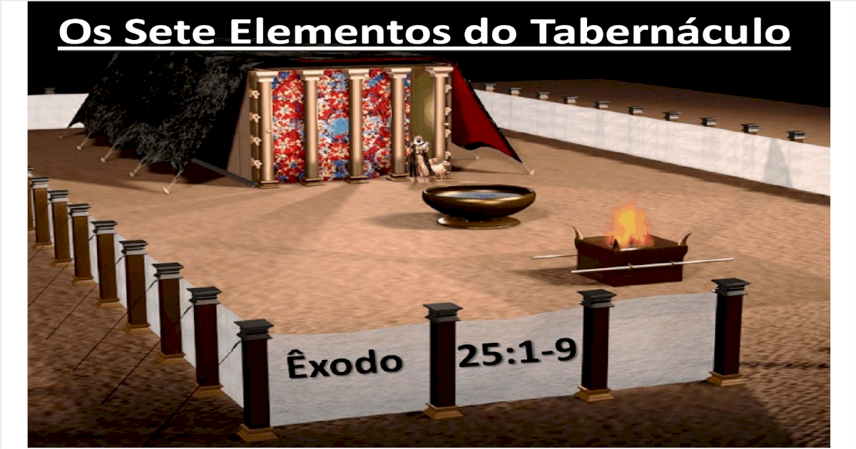 Os Sete Elementos Do Tabernáculo Êxodo 251 9 Pdf Document